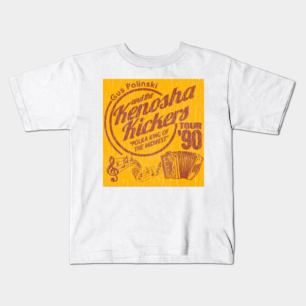 Vintage Kenosha Kickers Kids T-Shirt by Fijakilsa